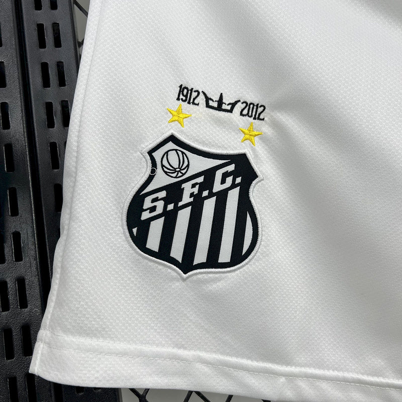Santos 2011∕12 Home Retro Shorts(7D8D)