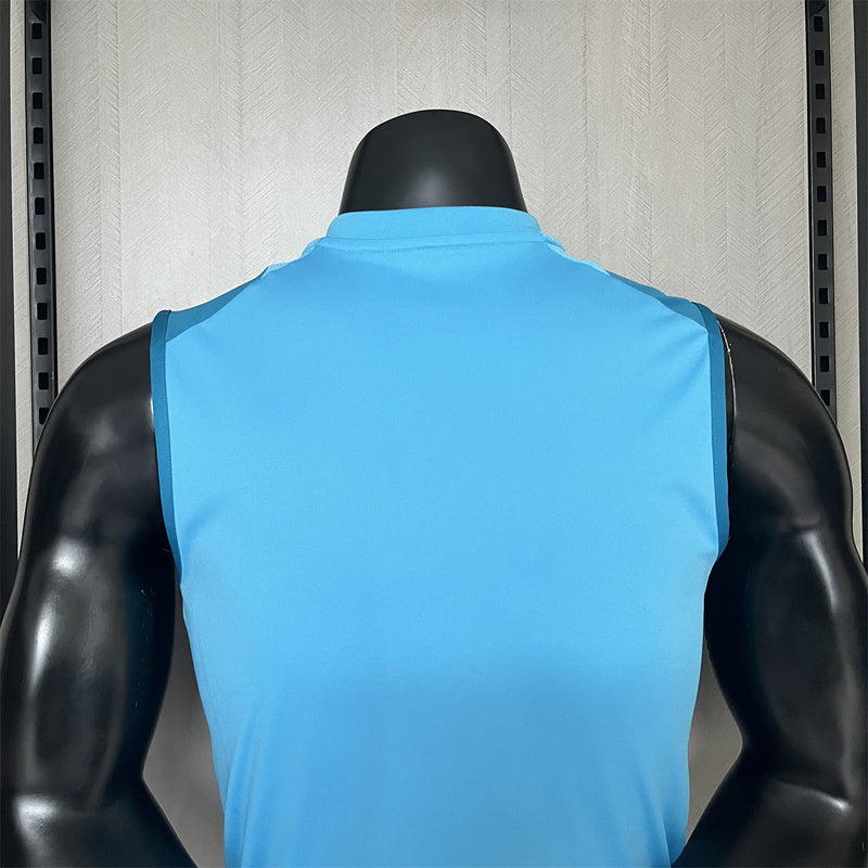 25∕26 Flamengo Training Wear Light Blue Vest  Jersey S-XXXXL(1297)