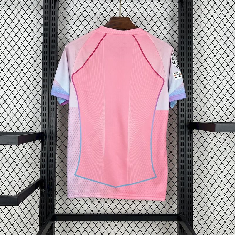 Barcelona 2025∕26 pink special edition Jersey (With Champions League)