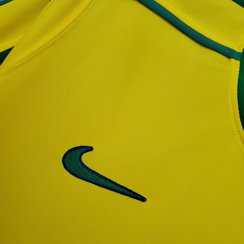 Retro Brazil 1998 home S-XXL(EA65)