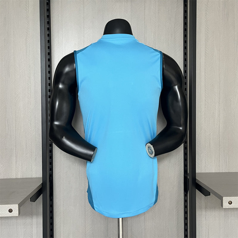 25∕26 Flamengo Training Wear Light Blue Vest  Jersey S-XXXXL(1297)