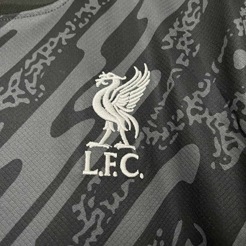 24∕25 Liverpool FC Goalkeeper Black Jersey S-XXL
