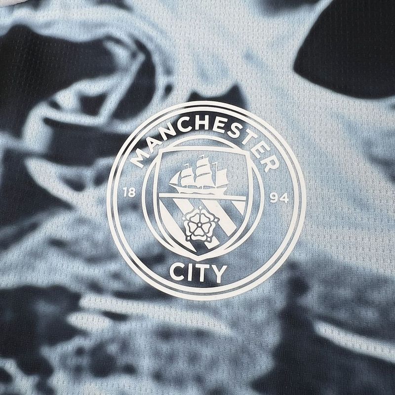 Manchester City 2025∕26 Black and blue concept version Jersey S-XXL