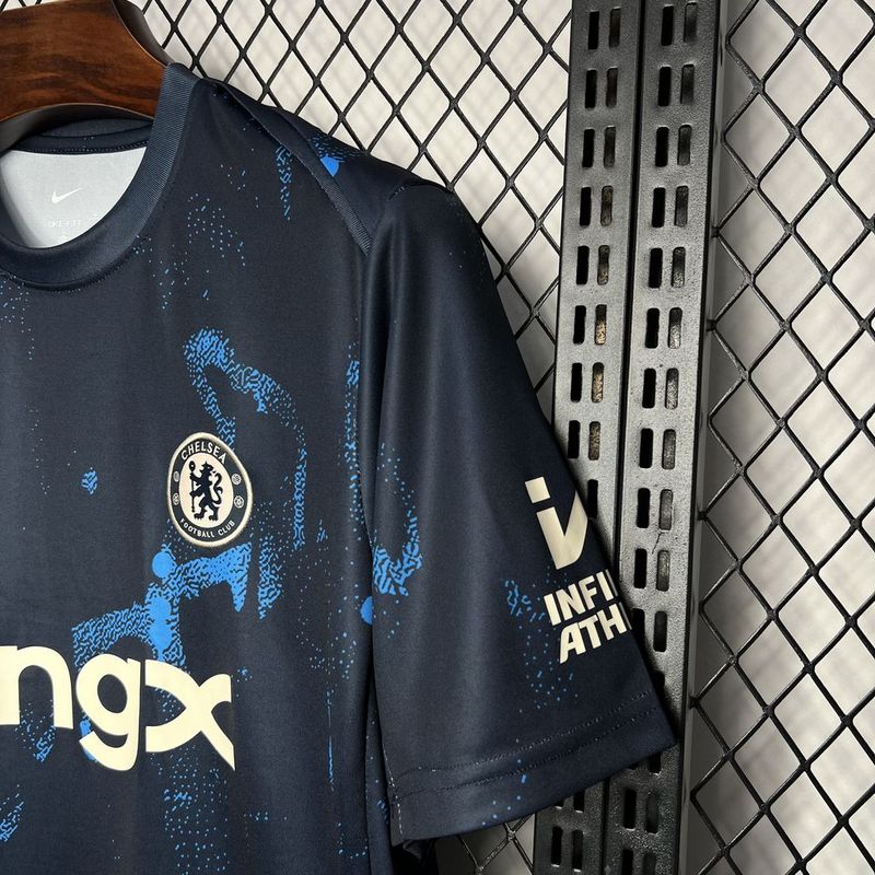 24∕25 Chelsea Dark blue Pre-match training Jersey