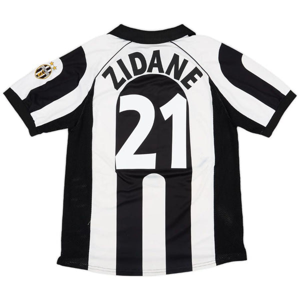 Zidane #21 Juventus Home Retro Jersey 1997/98