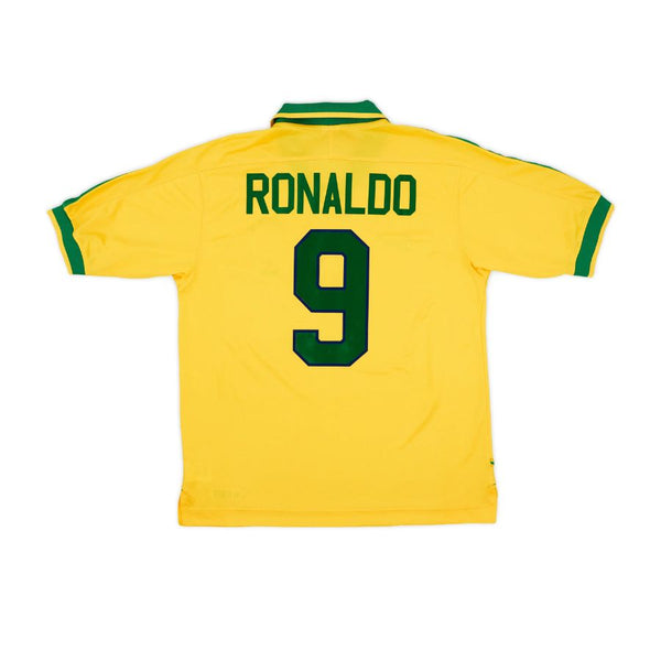 Ronaldo 9 Brazil Home Retro 1997