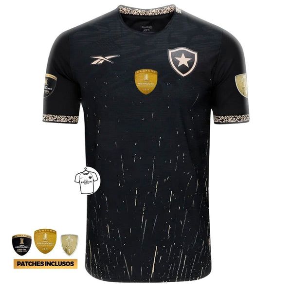 Botafogo Third Fan Jersey 2024/25 Patchs Campeão Libertadores