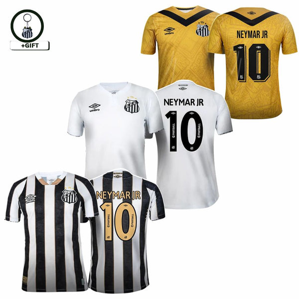 Santos Neymar JR 10 Home, Away or Third Fan Jersey 2024/25