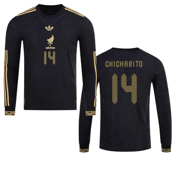 Mexico Chicharito  2025 Special Edition Long Sleeve Authentic Player Third Jersey by adidas