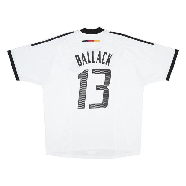 Germany Ballack Retro Home 2002/03 Fan Jersey