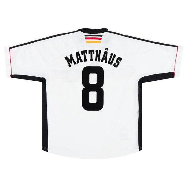 Germany Lothar Matthäus Retro Home 1998 Fan Jersey