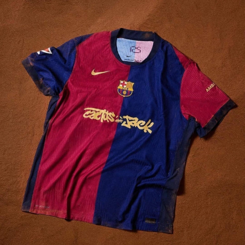 Barcelona Travis Scott Home Fan Jersey 2025/26 – Spotify x Cactus Jack Special Edition
