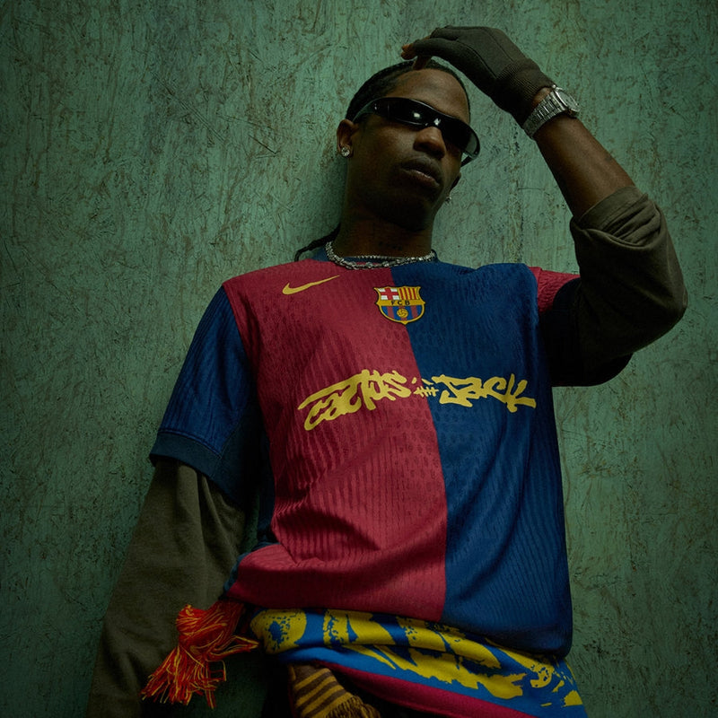 Barcelona Travis Scott Away Fan Jersey 2025/26 – Spotify x Cactus Jack Collab