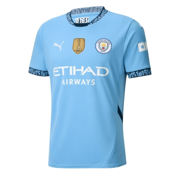 Manchester City Home Jersey 2024/25 Patch World Cup