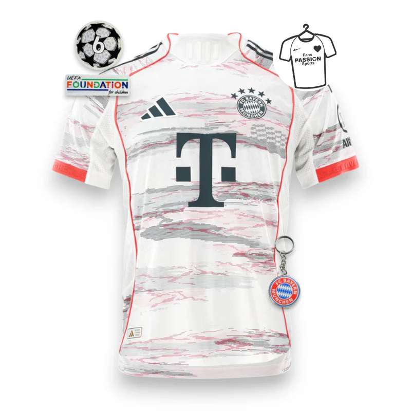 Bayern München Away Fan Jersey 2025/26 – Champions League Patch