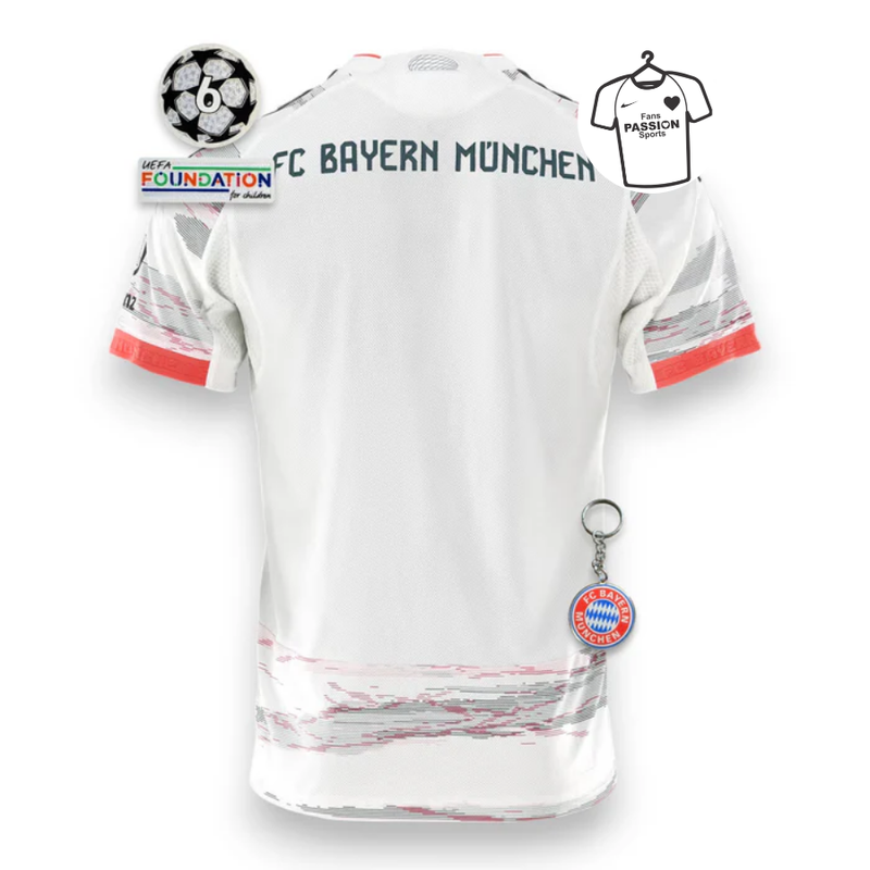 Bayern München Away Fan Jersey 2025/26 – Champions League Patch