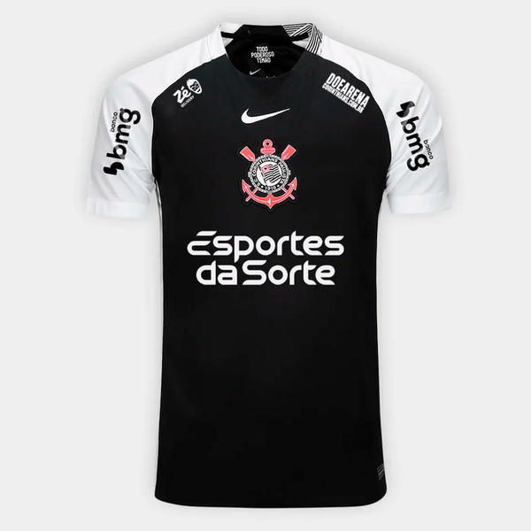 Corinthians 2025/26 Away Fan With Sponsors