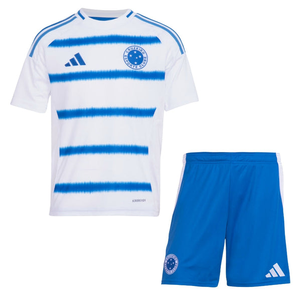 Kids Kit Cruzeiro Away Fan Jersey 2025/26