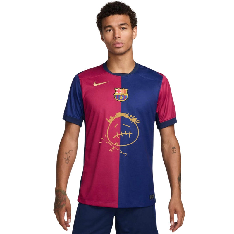 Barcelona Travis Scott Home Fan Jersey 2025/26 – Special Edition Cactus Jack Collab