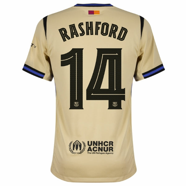 Barcelona Away Rashford 14 Jersey 2025/26 – Fan Edition with Official La Liga Printing