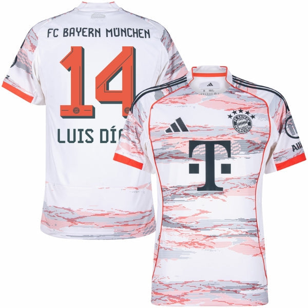 Bayern München Luis Díaz 14 Home Fan Jersey 2025/26 – Official Printing