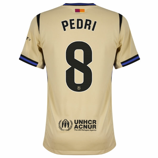Barcelona Away Pedri 8 Jersey 2025/26 – Fan Edition with Official La Liga Printing