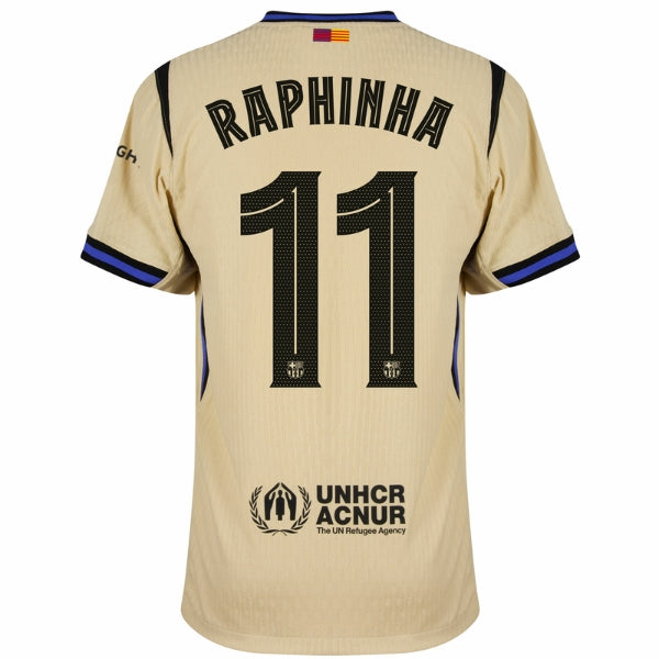 Barcelona Away Raphinha 11 Jersey 2025/26 – Fan Edition with Official La Liga Printing