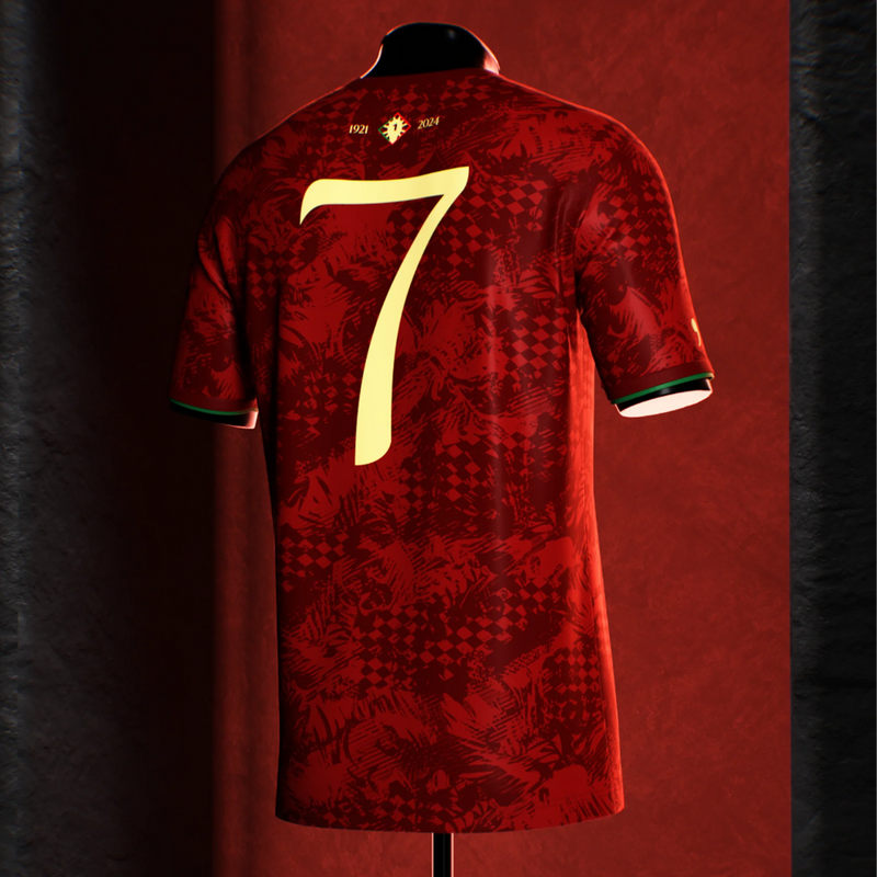 Portugal The Siu Cristiano Ronaldo 7 EURO 24/25 Men's Fan Shirt w/o number - Red