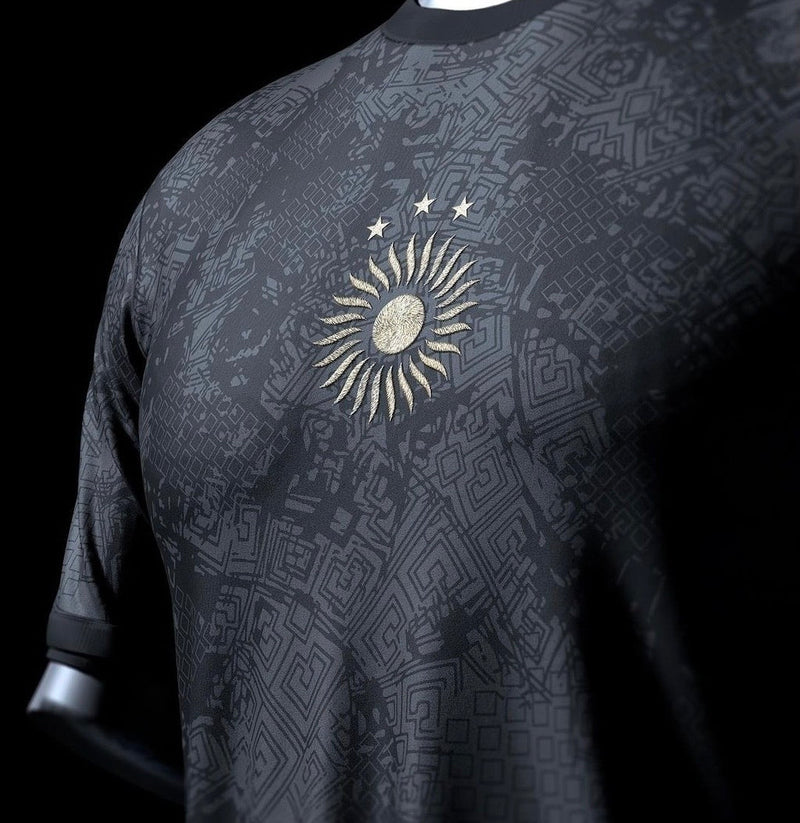 La Pulga Lionel Messi 10 Black Commafootball Shirt - 2023/2024