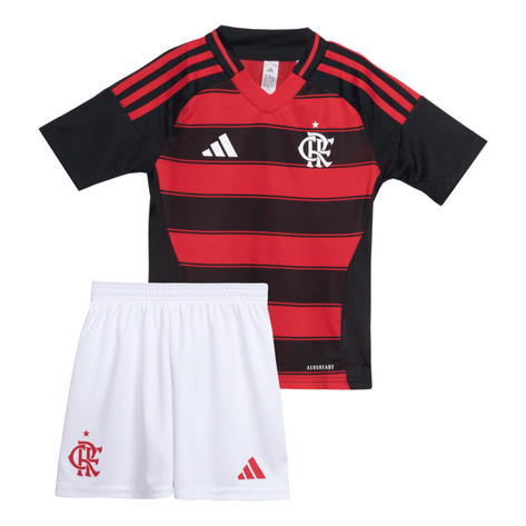 Kids Kit Flamengo Home Jersey 2025/26
