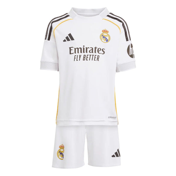 Kids Kit Real Madrid Home Fan Jersey 2025/26