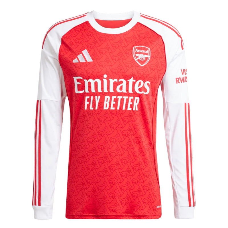 Arsenal Home Long Sleeve Jersey 2025/26 – Men’s Soccer Shirt