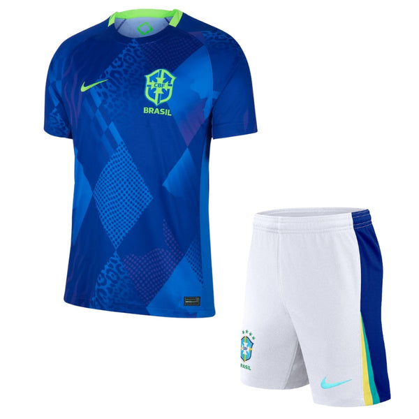 Kids Kit Brazil Away Fan Jersey 2025/26
