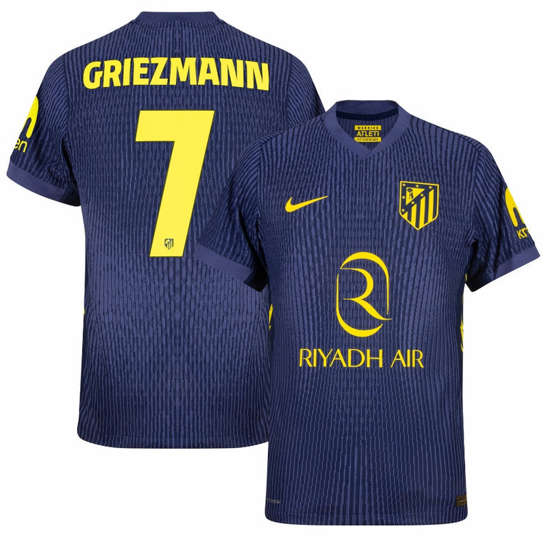 Atlético Madrid Griezmann 7 Away Authentic Player Jersey 2025/26 – Men’s Soccer Shirt