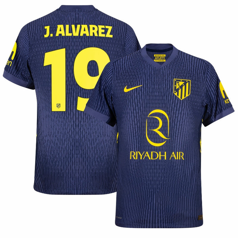Atlético Madrid Julián Álvarez 19 Away Authentic Player Jersey 2025/26 – Men’s Soccer Shirt