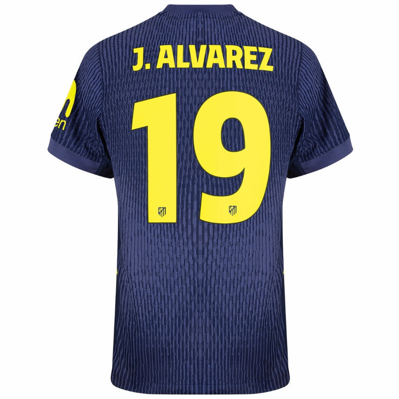 Atlético Madrid Julián Álvarez 19 Away Authentic Player Jersey 2025/26 – Men’s Soccer Shirt
