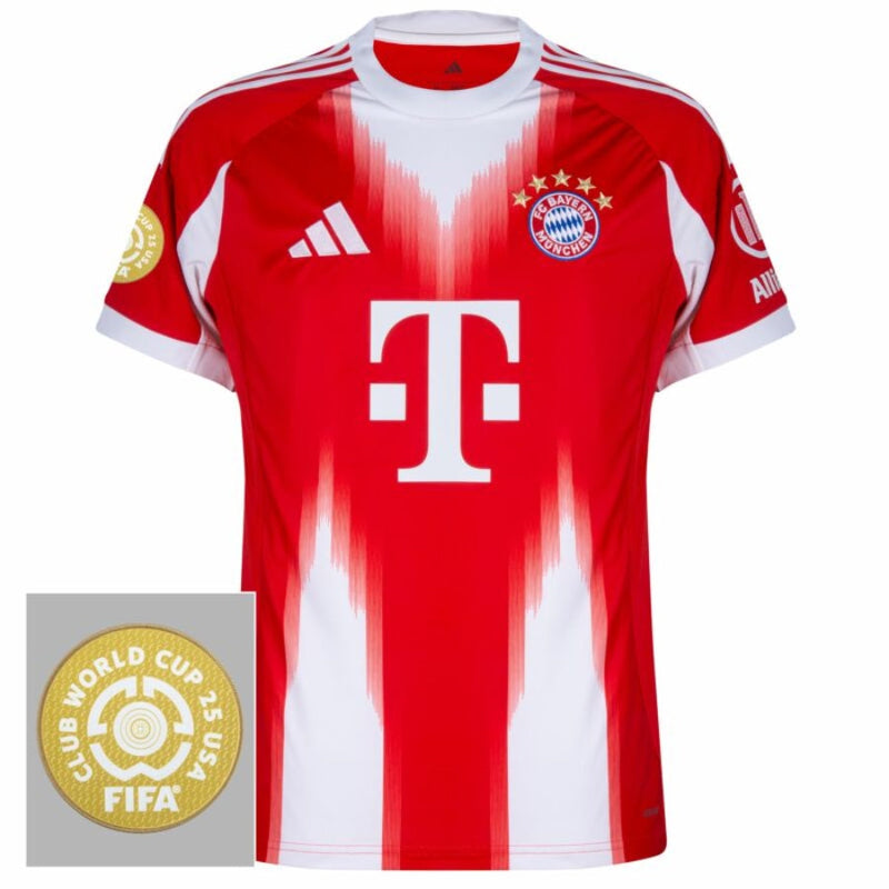 Bayern München Home Fan Jersey 2025/26 – Club World Cup Patch