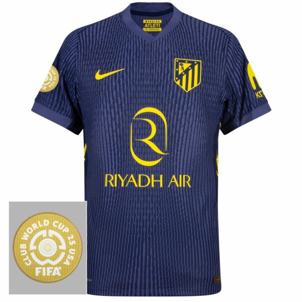 Atlético Madrid Away Fan Jersey 2025/26 Patch Club World Cup