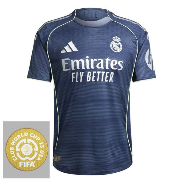 Real Madrid Away Fan Jersey 2025/26 Patch Club World Cup