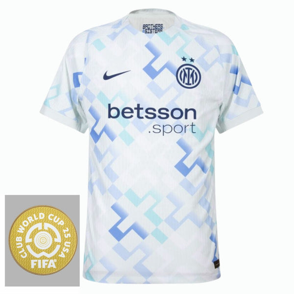 Inter Milan Away Fan Jersey 2025/26 Patch Club World Cup