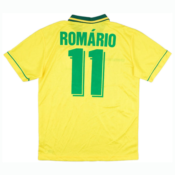 Brazil Home Romario 11 Retro Jersey 1994