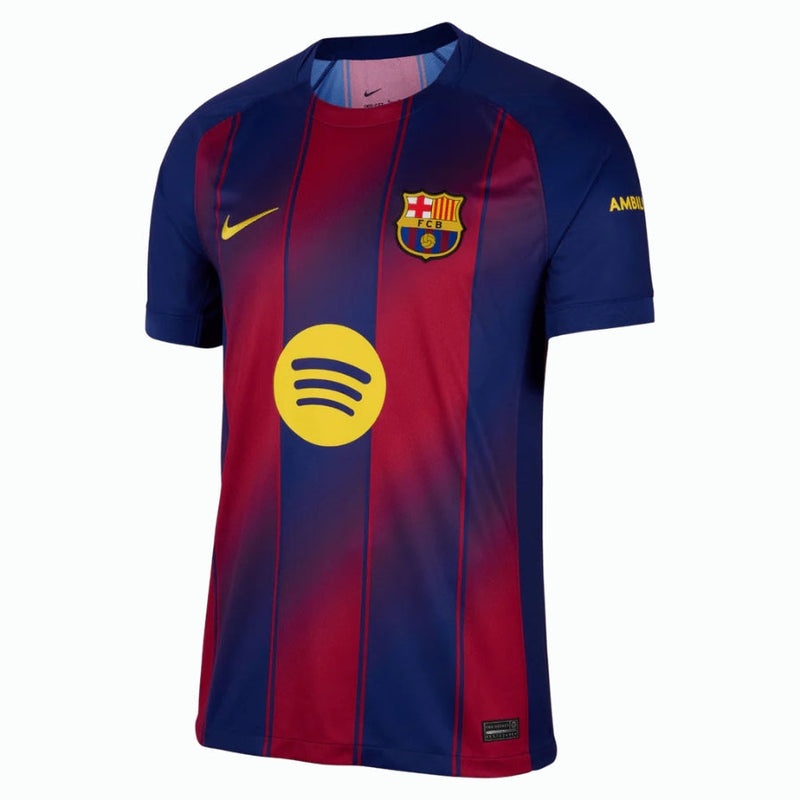 Barcelona Home Jersey 2025/26 – Fan Edition Soccer Shirt