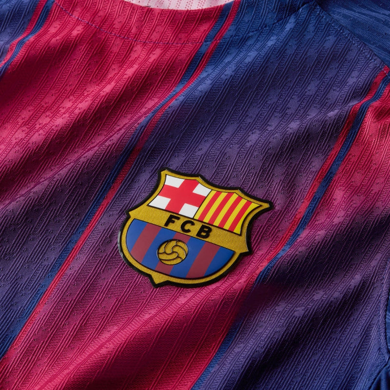Barcelona Home Jersey 2025/26 – Authentic Player Dri-Fit ADV Match with La Liga Patch