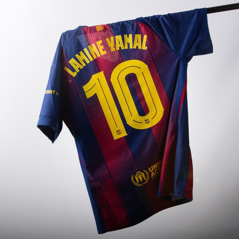 Barcelona Home Jersey 2025/26 – Authentic Player Dri-Fit ADV Match with La Liga Patch