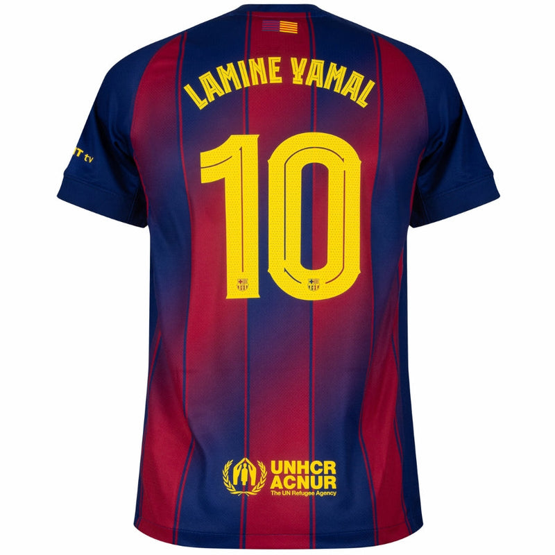 Barcelona Lamine Yamal 10 Home Jersey 2025/26 – Fan Edition with La Liga Patch