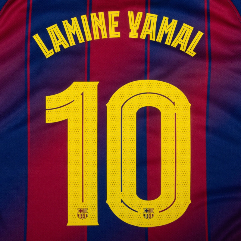 Barcelona Lamine Yamal 10 Home Jersey 2025/26 – Fan Edition with La Liga Patch