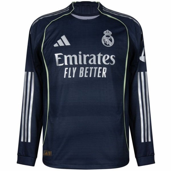 Real Madrid Long Sleeve Authentic Player Jersey 2025/26