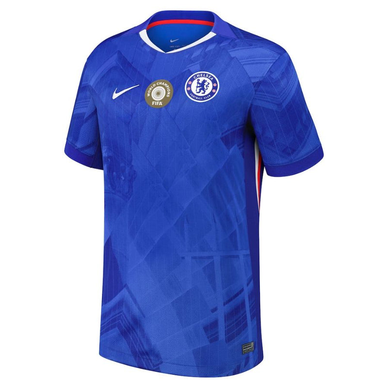 Chelsea Home Jersey 2025/26 – Men’s Soccer Shirt with World Champions 25 Badge