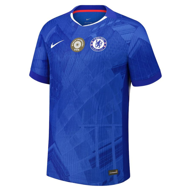 Chelsea Home Authentic Player Jersey 2025/26 – Dri-FIT ADV Match with World Champions 25 Badge