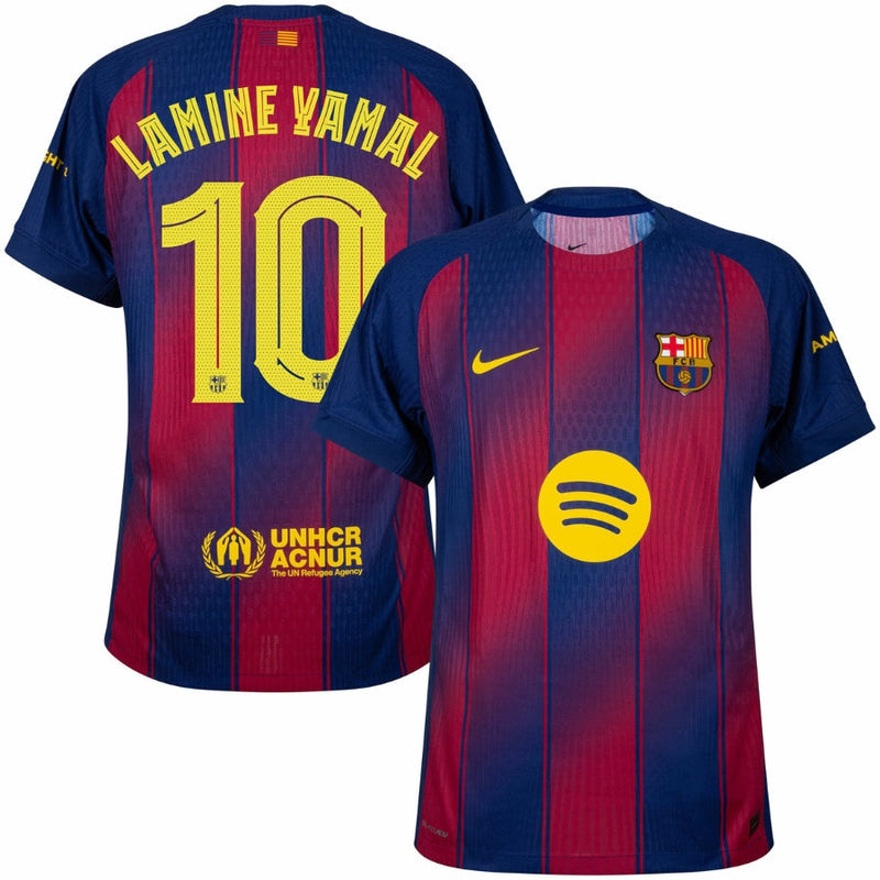 Barcelona Lamine Yamal 10 Home Jersey 2025/26 – Authentic Player Dri-Fit ADV Match